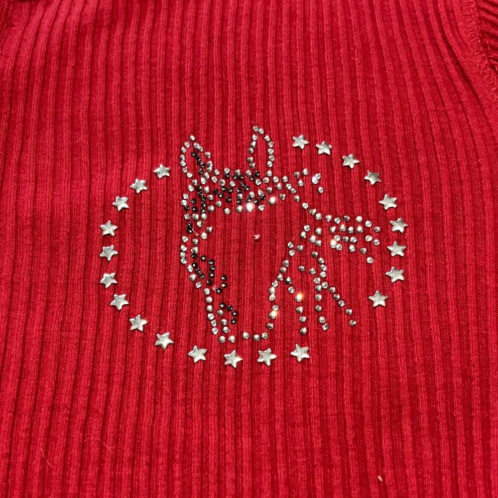 Long-sleeve Ribbed Top - Picture 2 of 2